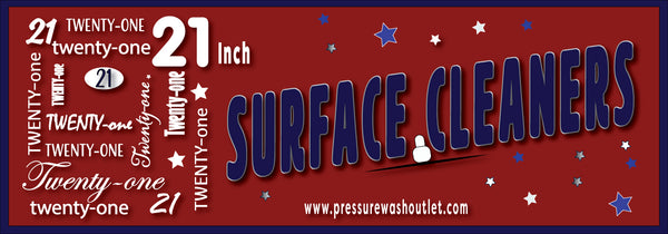 21" SURFACE CLEANERS